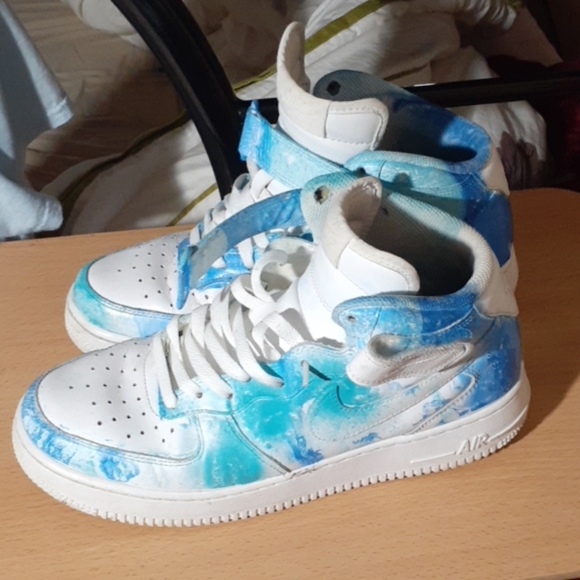 Hydro dipped Air Force 1s